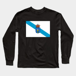 Flag of Galicia, Spain Long Sleeve T-Shirt